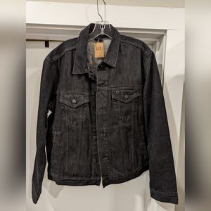 Gap L Black Denim Shirt